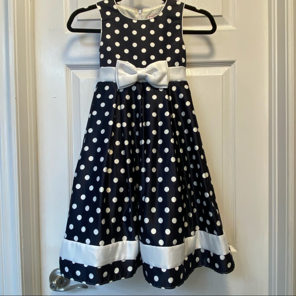 Sugar Plum - Polka Dot Kids Dress Size 6